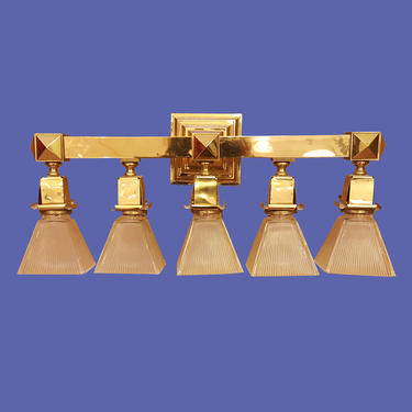 Gold Five Light Sconce  More Information Coming Soon