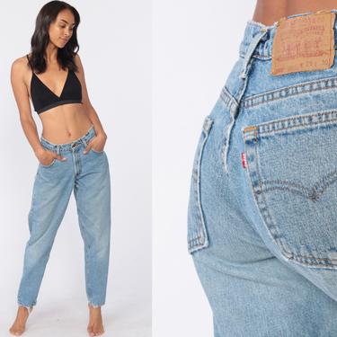 Levis Mom Jeans 28 -- 560 Tapered High Waist Jeans 80s Jeans Blue Jeans Levi High Waist Denim Pants Loose 90s Vintage Small 
