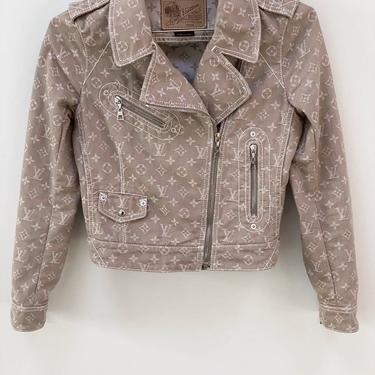 vuitton monogram leather jacket