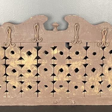Antique Reticulated Wood Panel