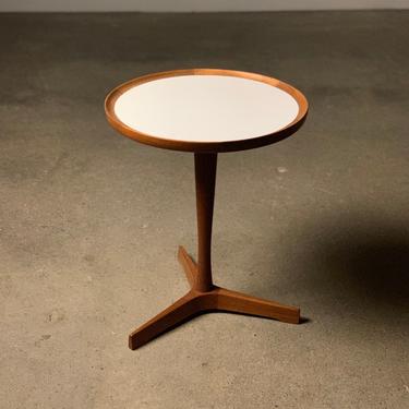 Hans Andersen Teak Pedestal Side Table 
