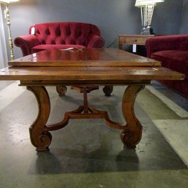RESTORATION HARDWARE EXPANDING COFFEE TABLE IN SOLID CHERRY