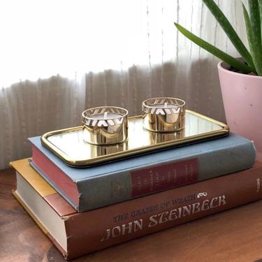 Solid Brass Tea Light Holder - Set of 2- Spectra Tea Light by Sarah Cecelia 