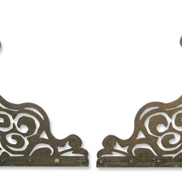 Pair of Vintage 33 in. Fire Escape Brackets