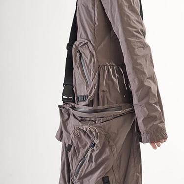 Bold Pocket Leather Bottom Crossbody Bag in BLACK Only