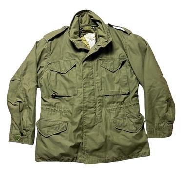 Vintage 1970s US Army M-1965 Field Jacket w/ Liner ~ Medium Regular ~ Coat ~ Military Uniform ~ Vietnam War ~ Work Wear ~ M-65 ~ 