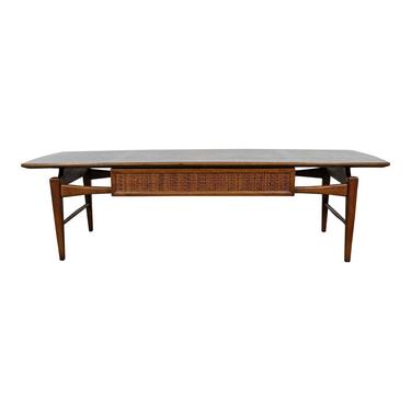 Lane 'Esteem' Coffee Table Mid-Century Modern Walnut Table 