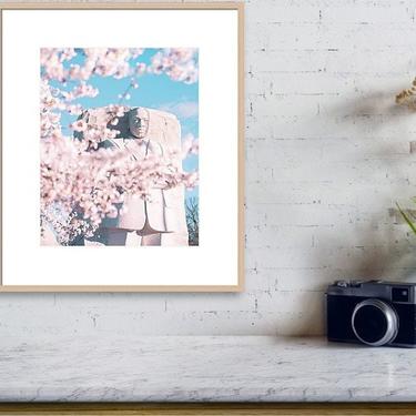 Spring Flower Print, Cherry Blossom Photo, Travel Photography, Cherry Blossom Photo, Washington DC Print, Pink Flower Decor, DC Photography 