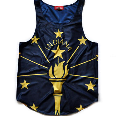 Indiana &quot;Hoosier State&quot; Flag Tank Top
