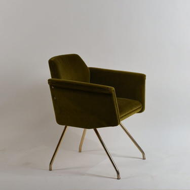 Chic French 50's 'Prisme' Armchair by Joseph-André Motte