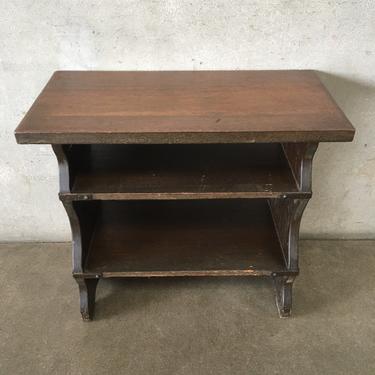 Imperial Side Table With Book Shelf - HOLD