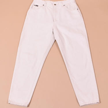 Off White High Waisted Jeans By Riders, L