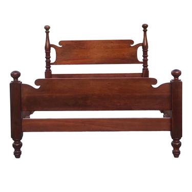 Stickley Cherry Full Size Cannonball Bed 