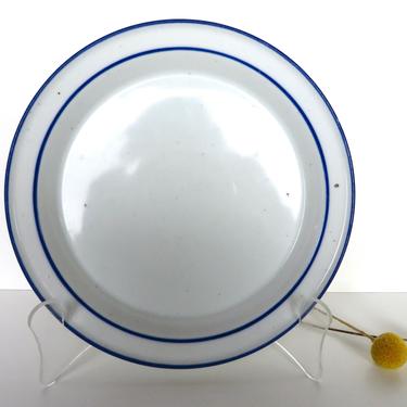 Dansk Blue Mist 8 1/2&quot; Salad Plate By Niels Refsgaard From Denmark, Danish Blue And White Peppered Plate 