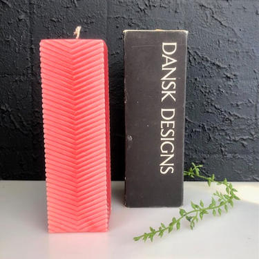 Dansk 1960s Pink Candle 