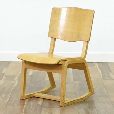 Mid Century Danish Modern Bentwood Lounger Chair