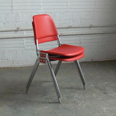 Don Albinson Stacking Side Chairs by Knoll (Set of 2) 