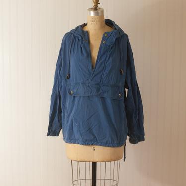 90s blue Gap windbreaker // vintage mens clothing // vintage womens clothing // retro vintage gap the limited express // mens small 
