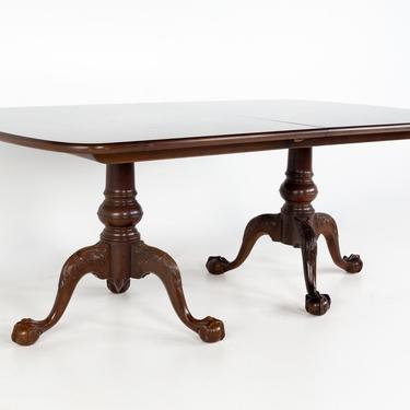 Henredon Aston Court Mahogany Dining Table With 2 Leaves 