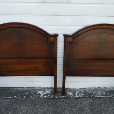 Carved Pair Twin Size of Headboards 2041