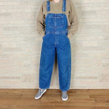 Y2K Vintage Denim Dungarees Overalls / Size XS Small 