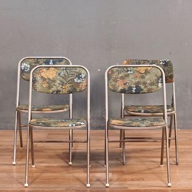 Samsonite Metal &amp; Floral Folding Chair