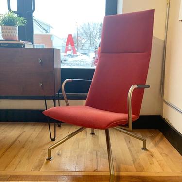 Vintage / Mid-Century Chair w/ Red Upholstery