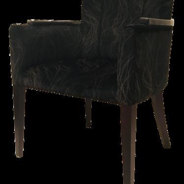 Caracole Signature Modern Black Abstract the Lofty Desk Chair