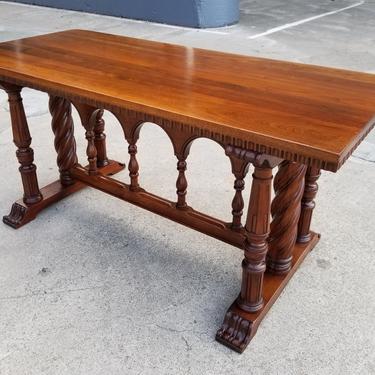 Early 20th Century Refectory or Library Table 