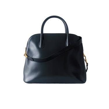Celine Navy Leather 2way Bag