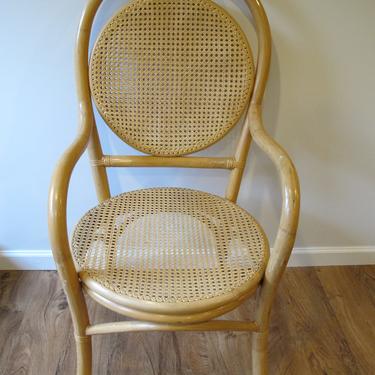 Mid-Century Bamboo and Cane Chair - Made in the Philippines 