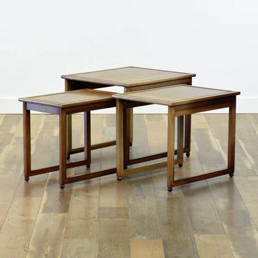 Set Of 3 1940'S Style Nesting End Tables