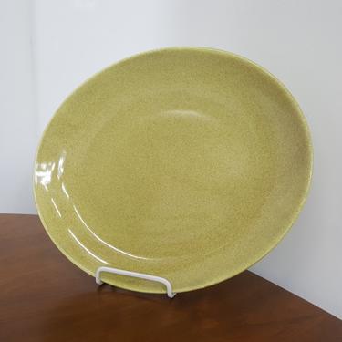 Large W. S. George Ranchero Green Speckled Platter 