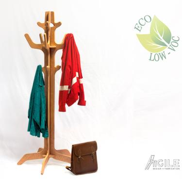 SALIX // Modern Wooden Coat Rack, Tree Shaped and Lots of room for your jackets, hats, bags, etc.! 