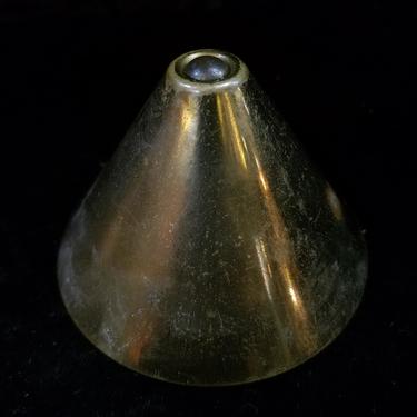 Vintage Small Brass Clip On Shade H2.125 x D3.125