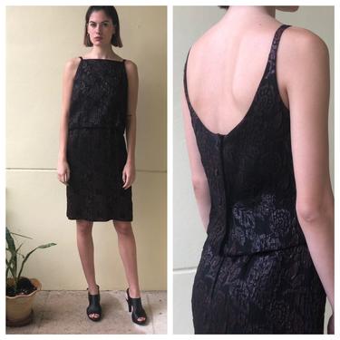 1960's Lace Dress / Sexy Mr. Mort Designer Cocktail Dress / Valentine's Day / Anniversary Dinner / Mother of the Bride / Bridesmaid Dress 