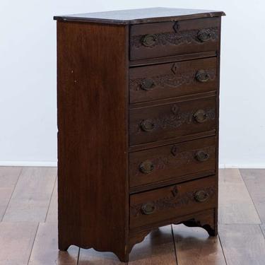 American Provincial Carved Cabinet