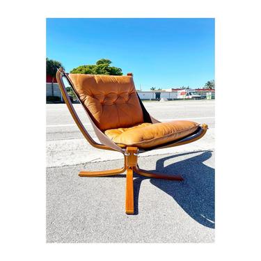 Sigurd Ressell “Falcon” Sling Teak Chair for Vante Mobler Norway 