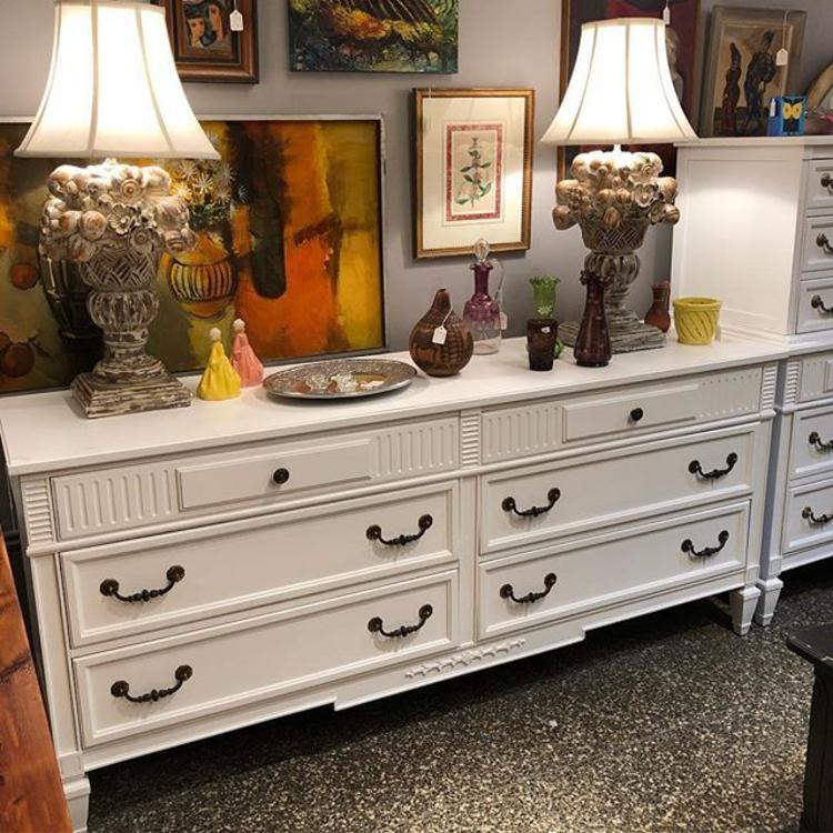 Beautiful white painted dresser! $695
