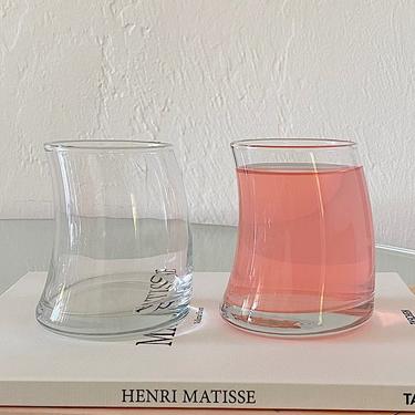 Short Curved Drinking Glasses