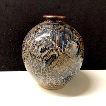 Aniko Stern-Wesel Canadian Studio Pottery Round Vase 