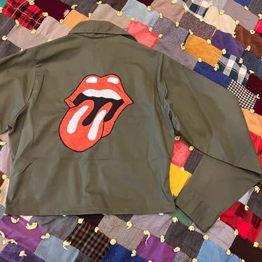 Stones appliqué jacket