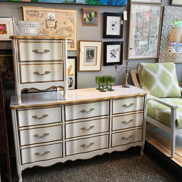                   French Provincial dresser $250 nightstand $65!