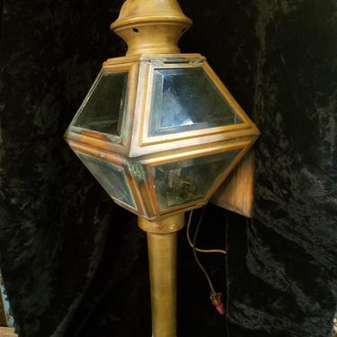 Vintage Artolier Brass Lantern Sconce
