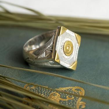 Sterling Silver and Bronze Yanis Ring