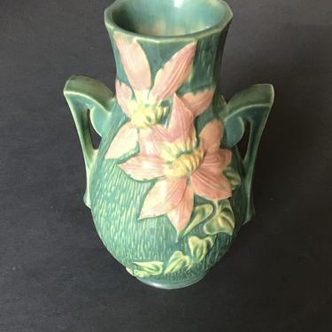 Roseville Pottery Clementis Vase 108-8