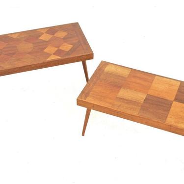 Mid  Century  Coffee tables... English MARQUETRY Coffee/Side Tables (free shipping) 