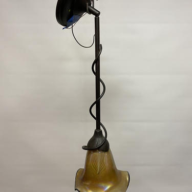Quoizel Pendants With Hand Blown Glass Shades Signed Todd Phillips