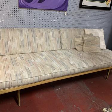 Vintage MCM platform sofa with cushion back