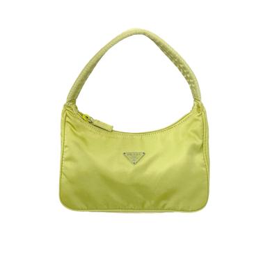 Prada Lime Green Nylon Shoulder Bag | Treasures of NYC | New York, NY